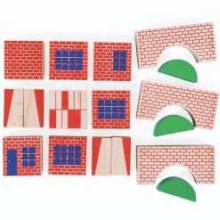 Moulin Roty Set Of 40 Building Blocks
