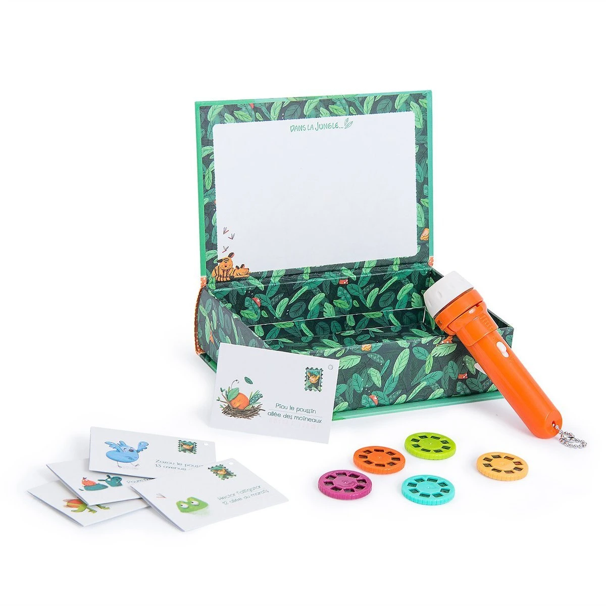 Moulin Roty Cofanetto Lampada Proietta Storie Della Buonanotte Giungla 3 Moulin Roty Cofanetto Lampada Proietta Storie Della Buonanotte Giungla