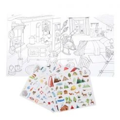 Moulin Roty Cuaderno De Pegatinas El Explorador