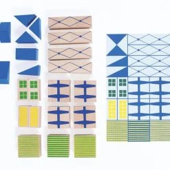 Moulin Roty Set Of 40 Building Blocks