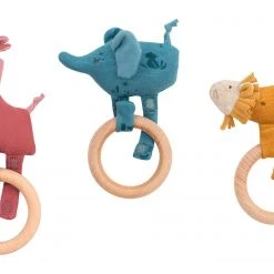 Moulin Roty Sonaglio Con Anello In Legno