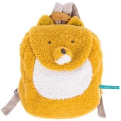 Moulin Roty ocher and white The Journey of Olga Fox Backpack