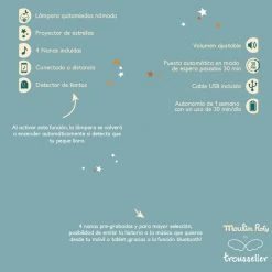 Moulin Roty Magic Night Light and Bluetooth Music Box