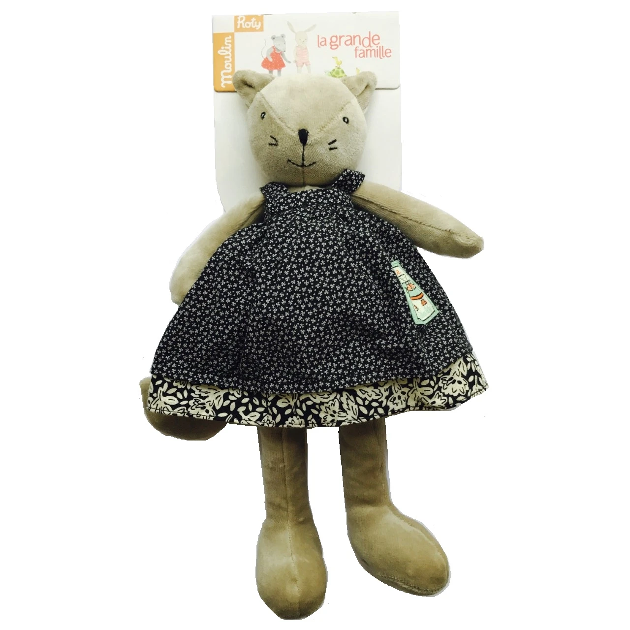 Moulin Roty Little Agathe the Cat Plush Toy 4 Moulin Roty Little Agathe the Cat Plush Toy