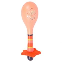 Moulin Roty Pink Maraca Jungle Toy