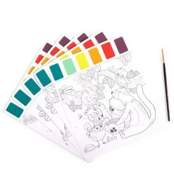 Moulin Roty Pintura Con Paleta Mágica Jungla