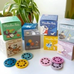 Moulin Roty 3 Papoum Tales Story Projector Lantern