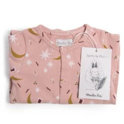 Moulin Roty Pijama de algodón estrellas Después de la lluvia
