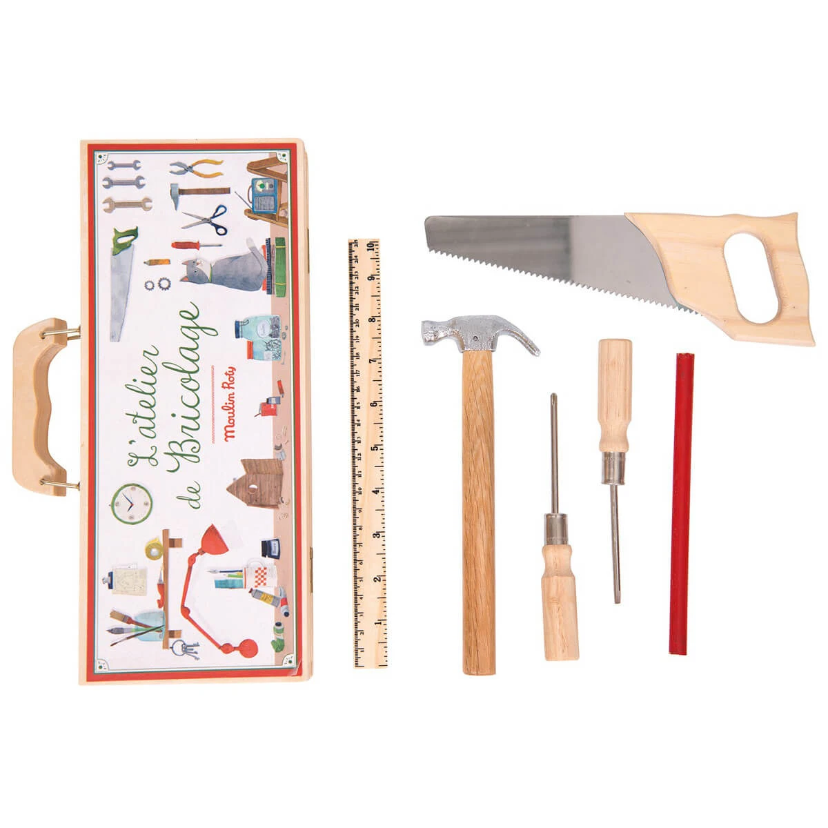 Moulin Roty Small Tool Box Toy 4 Moulin Roty Small Tool Box Toy