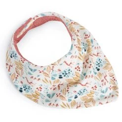 Moulin Roty Babero Bandana Rosa Baobab