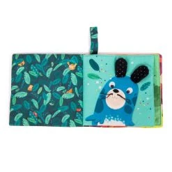 Moulin Roty Jungle Activities Textile Book 6 Moulin Roty Jungle Activities Textile Book