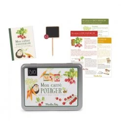 Moulin Roty Kit Coltivazione Orto Verdure Bio, Carote Ravanelli E Pomodori