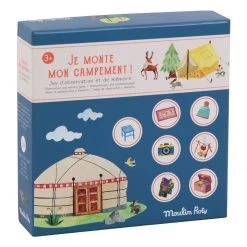 Moulin Roty Juego de Observacion la Acampada el Jardin