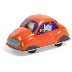 Moulin Roty Cochecito de Friccion de Metal Rojo