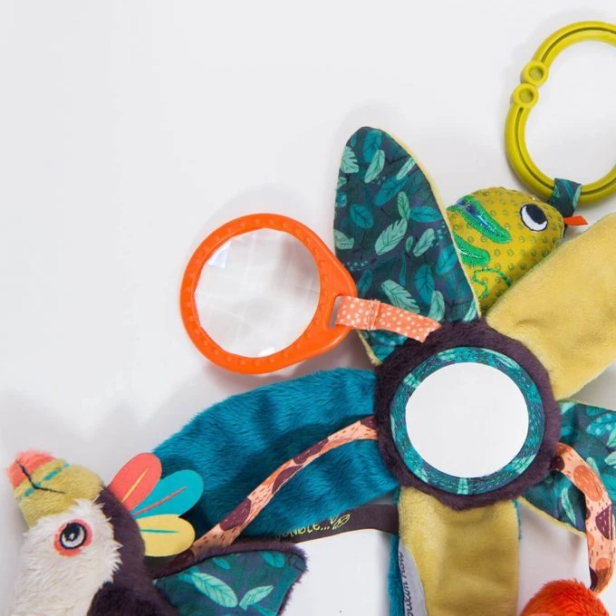 Moulin Roty Jungle Leaf Activity Mobile Toy 4 Moulin Roty Jungle Leaf Activity Mobile Toy