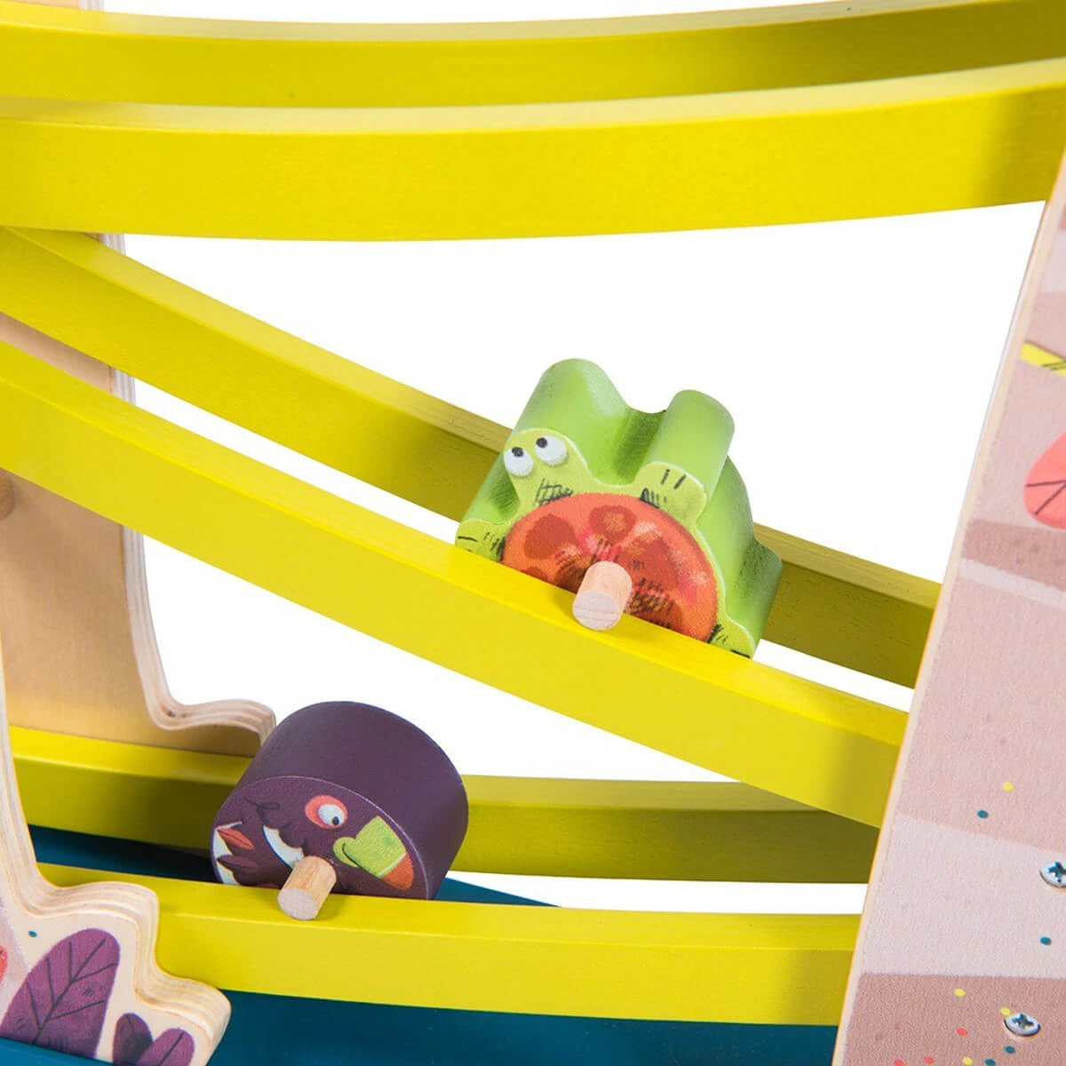 Moulin Roty Cascading Jungle Spinning Tops 5 Moulin Roty Cascading Jungle Spinning Tops