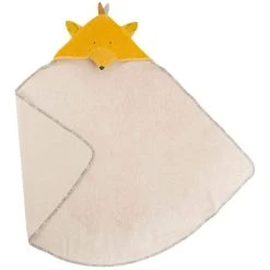 Moulin Roty Beige The Journey of Olga Fox Bath Cape