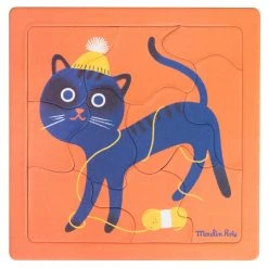 Moulin Roty 4 Animal Les Bambins Puzzle Toy