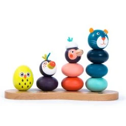 Moulin Roty Jungle Animals Stackable Game
