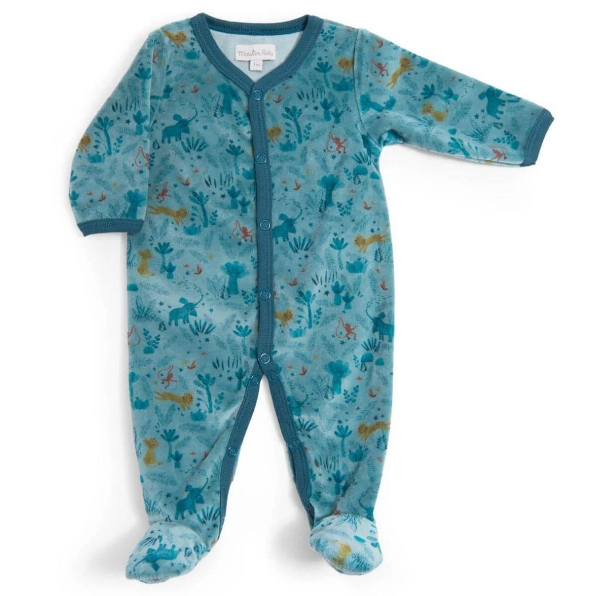 Moulin Roty Pijama de terciopelo animales Baobab 3 Moulin Roty Pijama de terciopelo animales Baobab