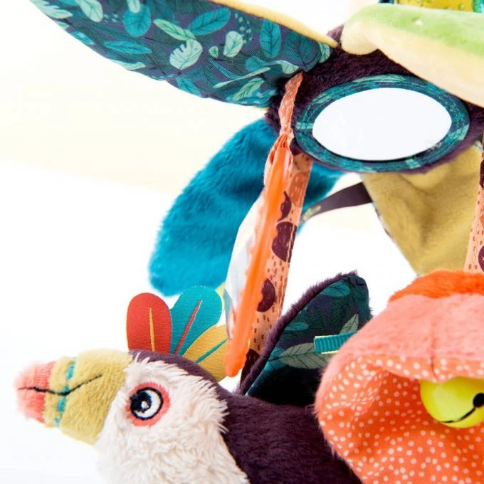 Moulin Roty Jungle Leaf Activity Mobile Toy 8 Moulin Roty Jungle Leaf Activity Mobile Toy