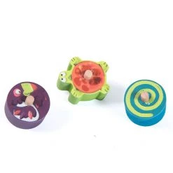 Moulin Roty Cascading Jungle Spinning Tops 12 Moulin Roty Cascading Jungle Spinning Tops