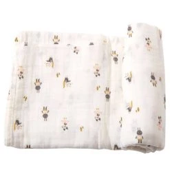 Moulin Roty 120 X 120Cm Muselina Personajes despues de la Lluvia