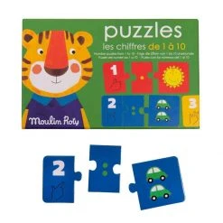 Moulin Roty Puzzle Numeros Popipop