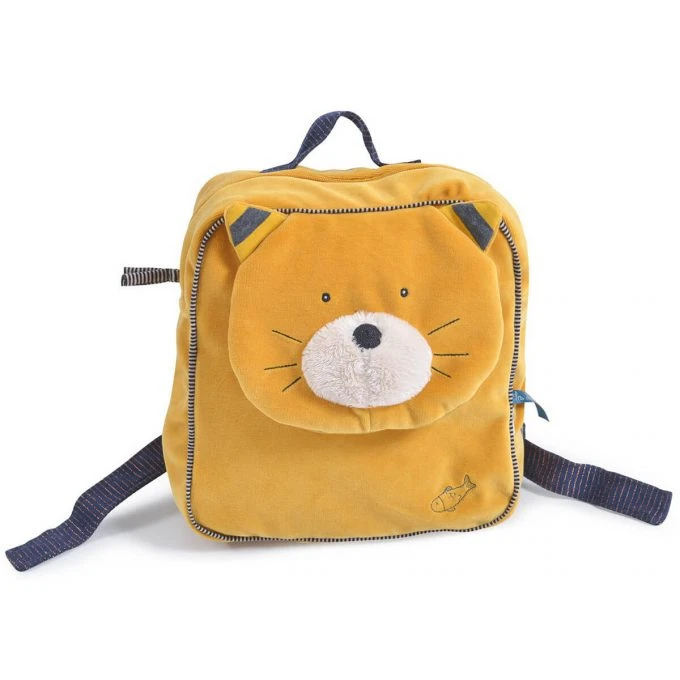 Moulin Roty Mustard Lulu Cat Backpack 3 Moulin Roty Mustard Lulu Cat Backpack