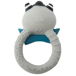 Moulin Roty Mordedor Anilla Gato Gris Moustaches