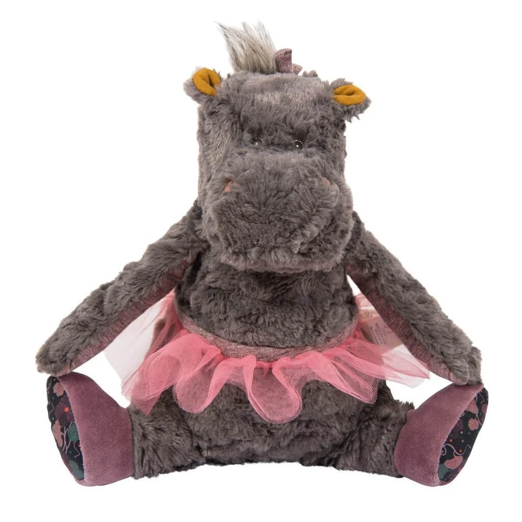 Moulin Roty Ballerina Hippo Plush Toy 3 Moulin Roty Ballerina Hippo Plush Toy