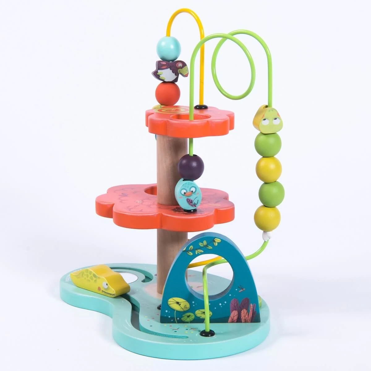 Moulin Roty Jungle Wooden Ball Circuit 8 Moulin Roty Jungle Wooden Ball Circuit