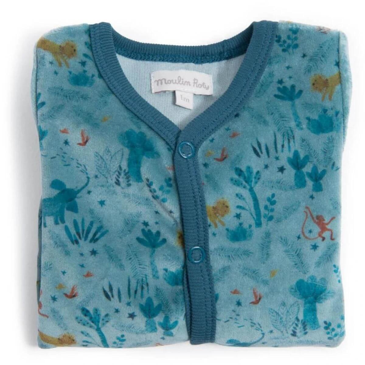 Moulin Roty Pijama de terciopelo animales Baobab 4 Moulin Roty Pijama de terciopelo animales Baobab