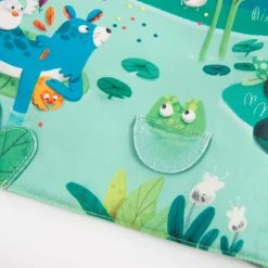 Moulin Roty Large Jungle Activities Textile Book