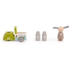 Moulin Roty Motocarro Del Lechero Gran Familia