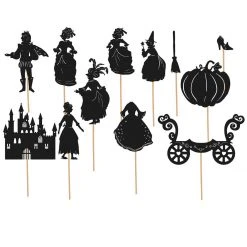 Moulin Roty Cardboard Theater and Cinderella Shadows Toy