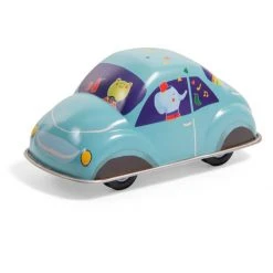 Moulin Roty Cochecito de Friccion de Metal Azul