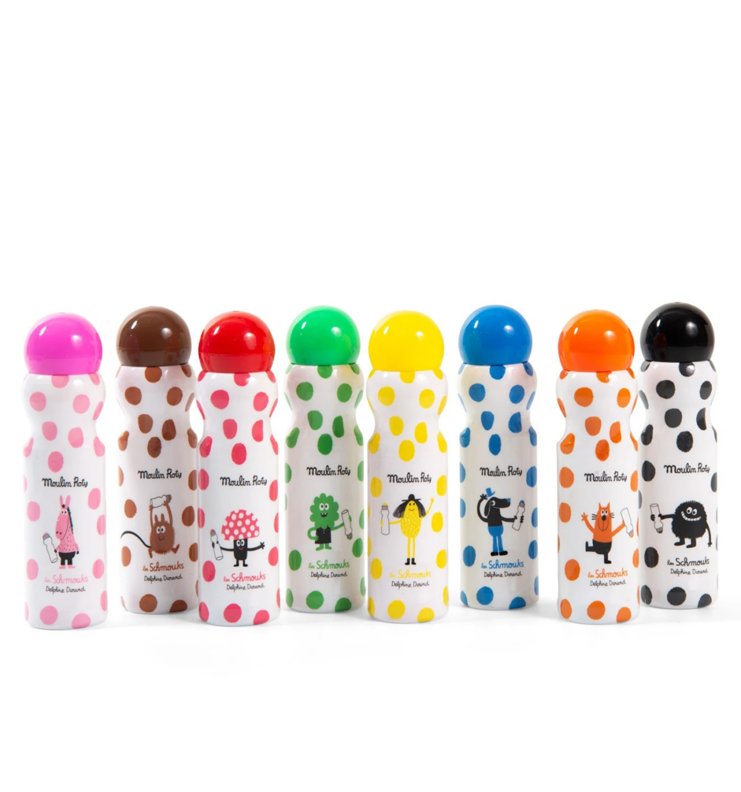 Moulin Roty Box of 8 Les Schmouks Buffer Markers 3 Moulin Roty Box of 8 Les Schmouks Buffer Markers