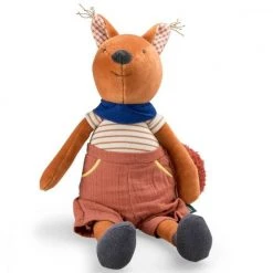 Moulin Roty Muñeco Musical Ardilla Manzana Del Bosque