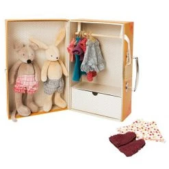 Moulin Roty Small The Big Family Briefcase Wardrobe
