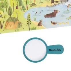 Moulin Roty 96 Pieces Forest Explorer Puzzle Toy