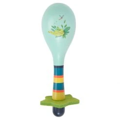 Moulin Roty Blue Maraca Jungle Toy