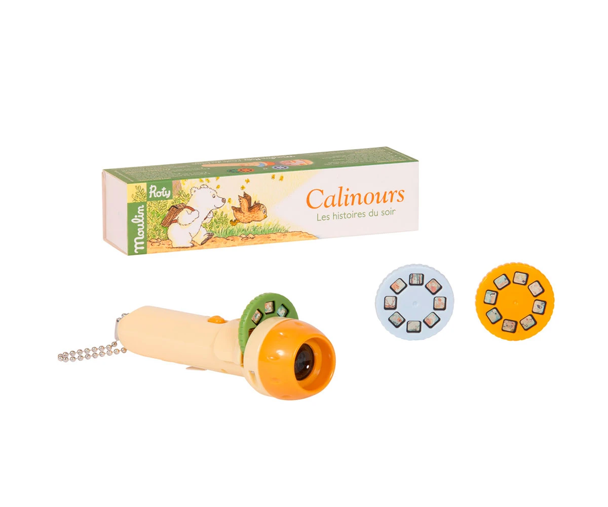 Moulin Roty Calinours Flashlight Story Projector Toy 3 Moulin Roty Calinours Flashlight Story Projector Toy