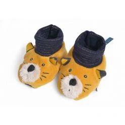 Moulin Roty Mustard Lulu Cat Booties
