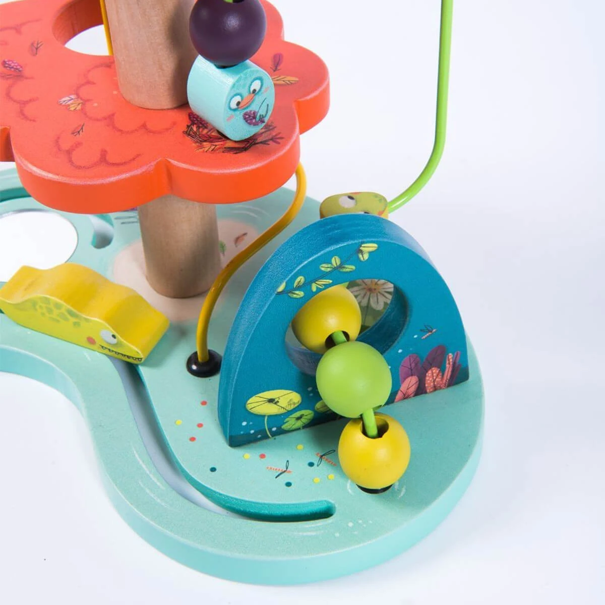 Moulin Roty Jungle Wooden Ball Circuit 6 Moulin Roty Jungle Wooden Ball Circuit