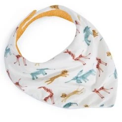 Moulin Roty Babero Bandana Amarillo Baobab