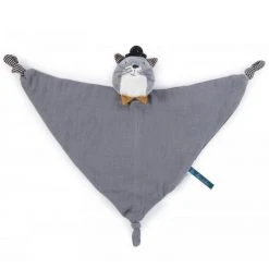 Moulin Roty Doudou Mantilla Gato Gris Clarito Moustaches