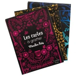 Moulin Roty Pink and Orange Scratch Card