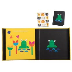 Moulin Roty Magnetic Book Popipop Shapes Set