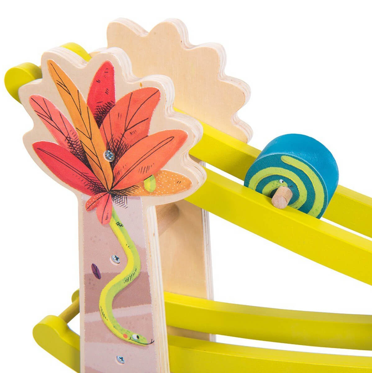 Moulin Roty Cascading Jungle Spinning Tops 4 Moulin Roty Cascading Jungle Spinning Tops